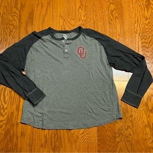 Mens Oklahoma Sooners OU 2XL xxl 2x Long sleeve Shirt like new